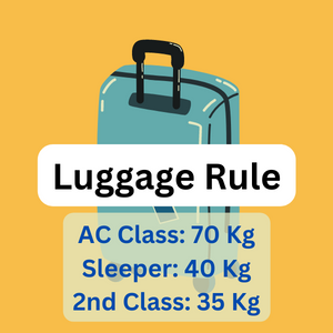 Indian Railway Luggage rule - kl 86 payyanur