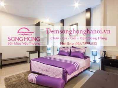 Chăn bông sông hồng 