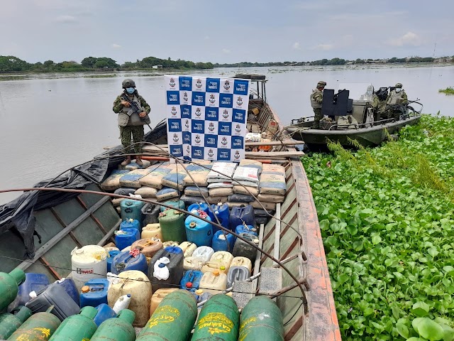 Incautados más de 14.000 galones de gasolina y 7 toneladas de cemento en operativos de la Infantería de Marina en Antioquia, Cesar y Bolívar