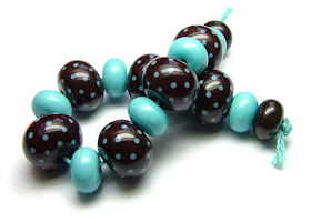 Lampwork glass beads