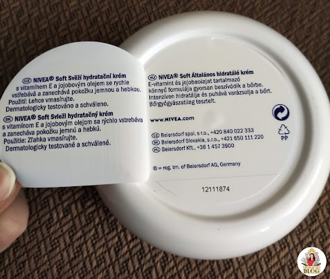 Nivea Soft hydratačný telový krém popis a info o produkte