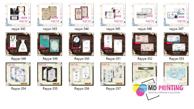 File Mockup / Katalog Digital Blangko Undangan Rayya Full Album