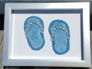  Baby Blue Flip Flops