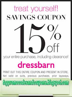 Free Printable Dress Barn Coupons