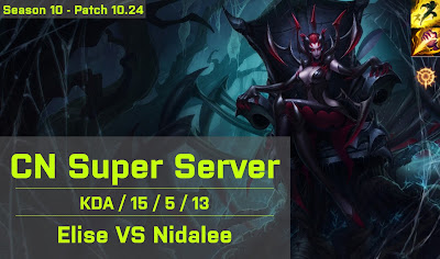 Elise JG vs Nidalee - CN Super Server 10.24