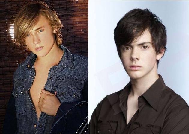 william moseley and skandar keynes. william moseley and skandar