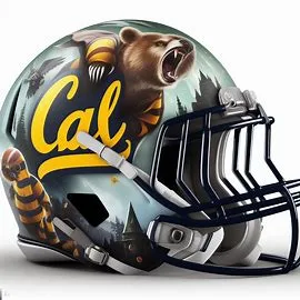 Cal Golden Bears Harry Potter Concept Football Helmet