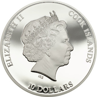 Cook Islands 10 Dollar Silver Coin 2015
