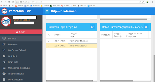 mEMBUAT DURASI LOG PENGERJAAN PENGGUNA