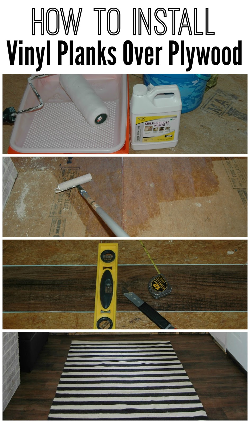 {Mudroom Progress} Installing Vinyl Plank Flooring ...