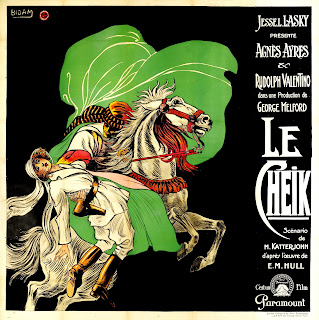 LE CHEIK. Cartel tipo 6 Sheets. Francia. Ilustración: Bidam. EL CAÍD. The Sheik. 1921. Estados Unidos. Dirección: George Melford. Reparto: Rudolph Valentino, Agnes Ayres, Ruth Miller, George Waggner, Frank Butler, Charles Brinley, Lucien Littlefield, Adolphe Menjou, Walter Long, Sally Blane, Polly Ann Young, Natacha Rambova, Loretta Young.