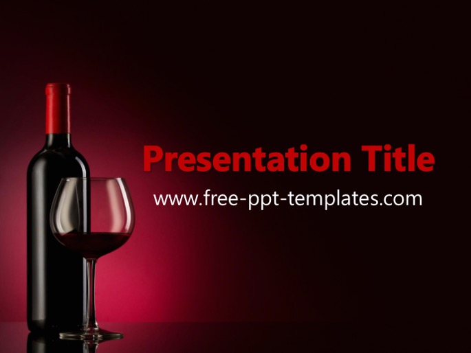 Red Wine PPT Template