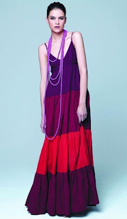 Vibrant Color Summer Maxi Long Dress