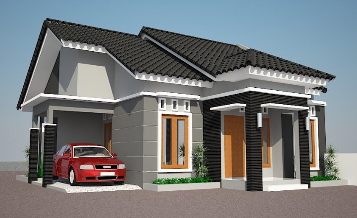 50 Desain Atap Rumah  Minimalis Modern Rumahku Unik