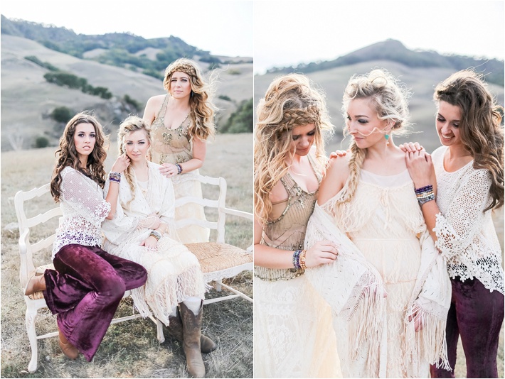 Winter Bohemian  Wedding  Ideas Southern California 