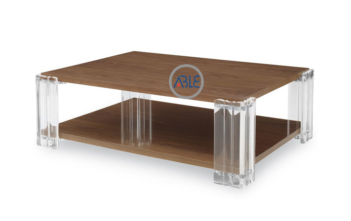 Lucite Dining Table 120cm Length Perspex Coffee Table