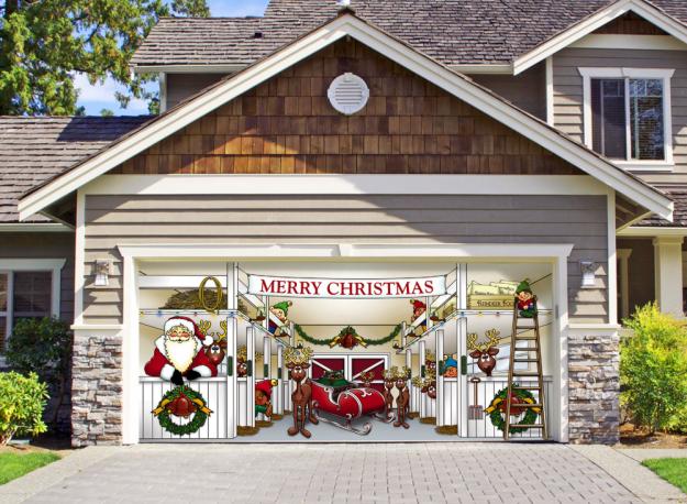 Ideas for Decorating your Garage Doors for the Holidays - Frugal Mom ...