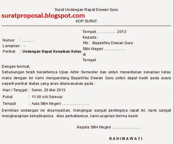 Contoh Surat Pengunduran Diri Informasi  Share The Knownledge