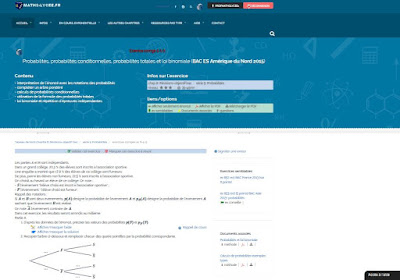 BAC ES probabilités et loin binomiale