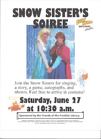 Snow Sister's Soiree - Franklin Library - 6/27 - 10:30 AM