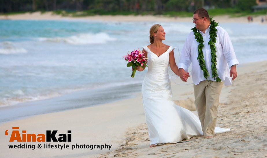 Tim and Melissa had a destination wedding at Lanikai Beach followed by a