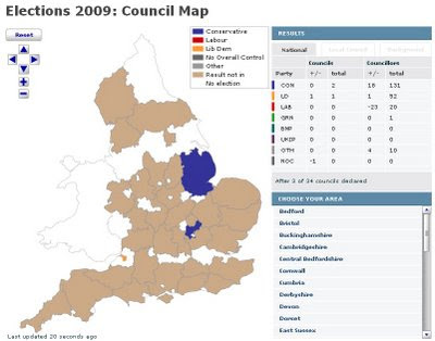 England Wales Live Elections Map