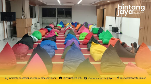 Sewa Bean Bag Untuk Piknik dan Halal Bihalal Lebaran Murah Jakarta