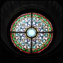 Cahors cathedral glass