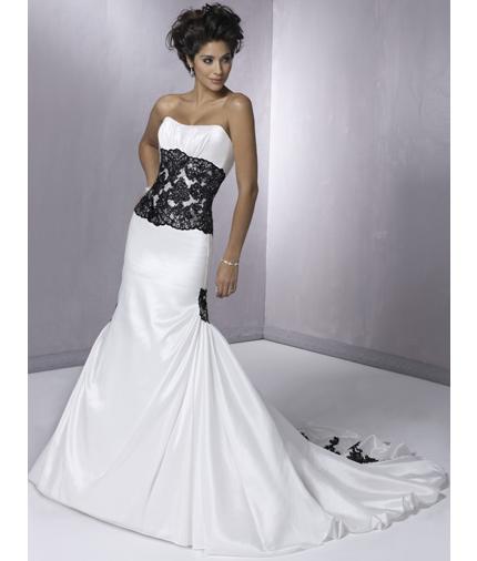  Black  and White  Wedding  Dress  Decoration Designs Wedding  