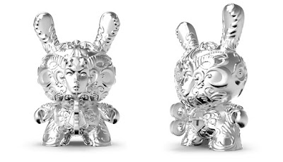 It’s a F.A.D. Metal Dunny Silver Edition 5” Figure by J*RYU x Kidrobot