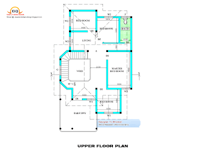 Kerala Style Home plan and elevation - 2300 Square Feet