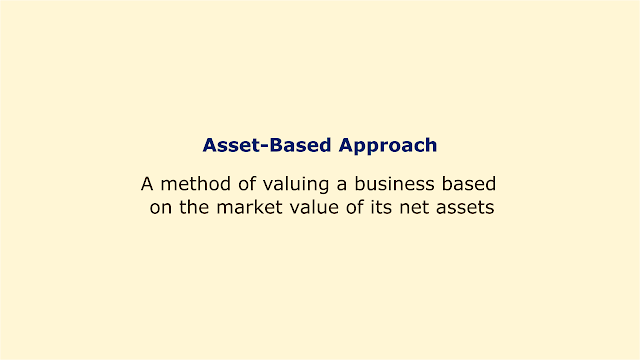 A method of valuing a business based on the market value of its net assets.