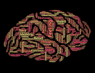 the illusion of free will—a picture representing the human brain and mind