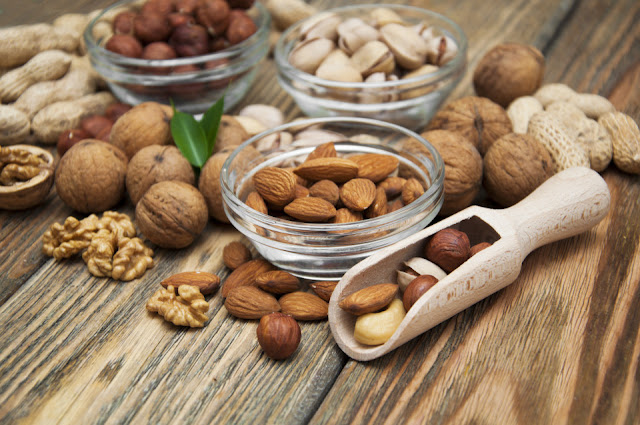 Alimento saludable Nueces semillas