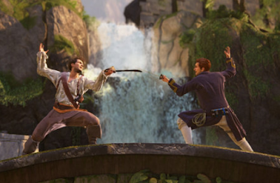 Nath sword fight in Uncharted 4