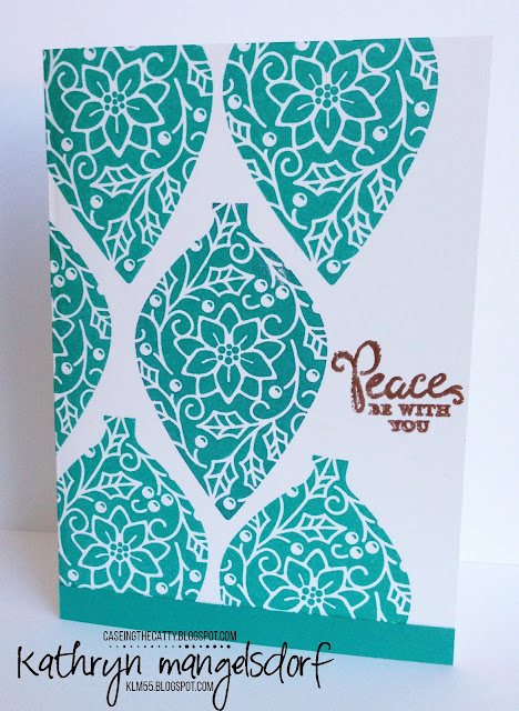 Stampin' Up! Embellished Ornaments, Reason for the Season, Quick & Simple Christmas Card Designed by Kathryn Mangelsdorf