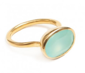 Amara Amara Aqua Chalcedony Ring