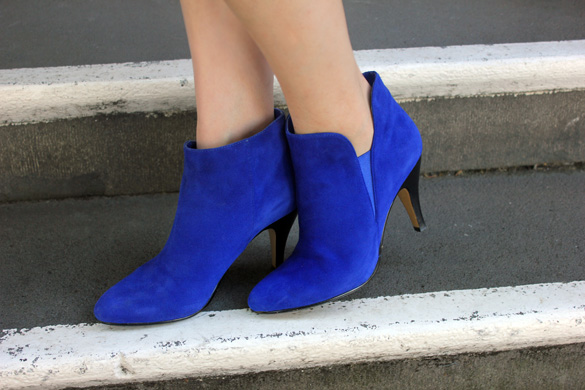 Cobalt Blue Booties