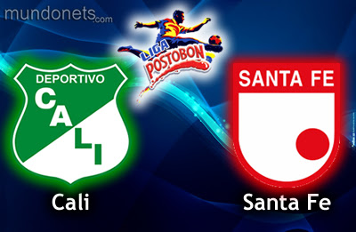 Cali vs Santa Fe sábado 15 de junio 2013 | Cuadrangulares Liga Postobón