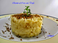 Risotto al cava con trufa