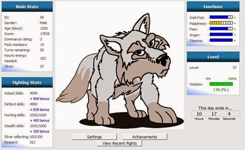 Juego Wolf pack para Facebook