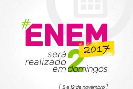 Enem 2017 será em dois domingos consecutivos: 5 e 12 de novembro