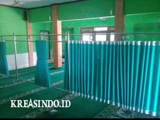 Hijab Masjid Stainless pesanan Masjid An-Nuriyah Bantul DIY