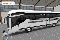 Livery STJ Panorama Bus Putu Eyang Suro | ES Bus Simulator Indonesia