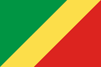 Logo Gambar Bendera Negara Republik Kongo PNG JPG ukuran 200 px