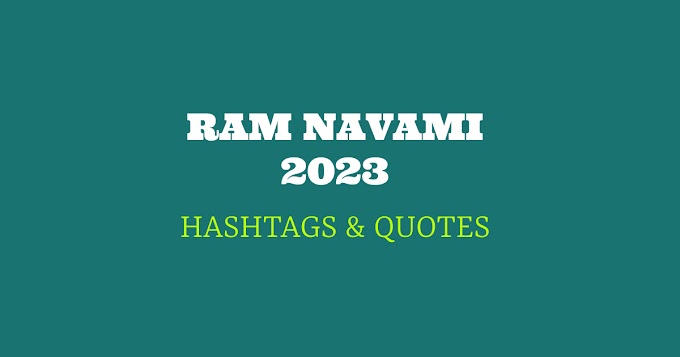 Ram navami 2023 : Hashtags and Quotes on Ram navami