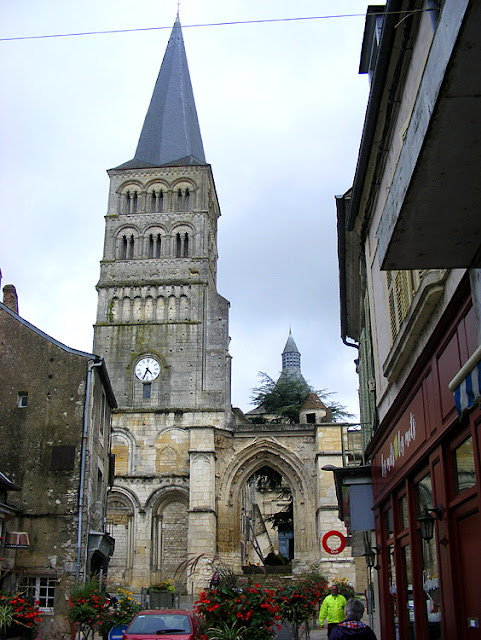 Priory church entrance, La Charite sur Loire, Nievre, France. Photo by Loire Valley Time Travel.