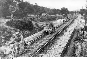 16 April 1941 worldwartwo.filminspector.com German motorcycle troops