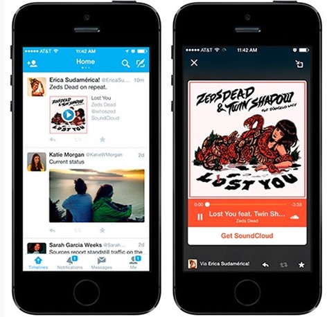 Ya se puede reproducir audio desde la app de Twitter para iOS y Android