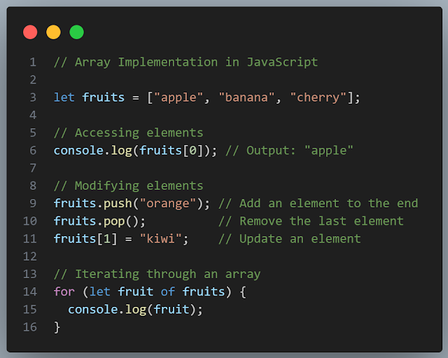 Array's in JavaScript